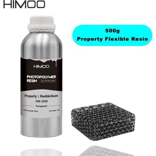 Himoo Flexible Less Deformation for Resin 3D Printer Monoprice Nova3D Anycubic Impact Resistance Impresora 3D Resin
