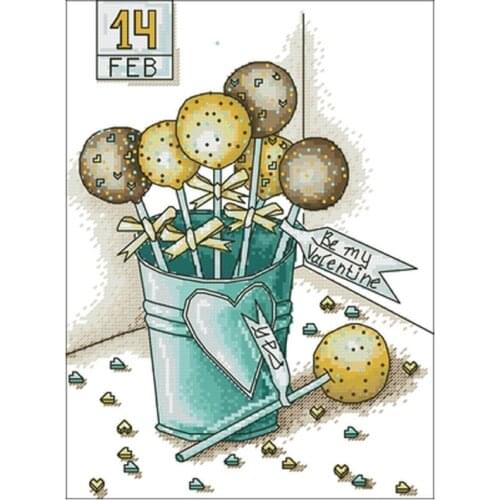 Lollipop Patterns Counted Cross Stitch 11CT 14CT 18CT DIY Chinese Cross Stitch Kits Embroidery Needlework Sets home decor