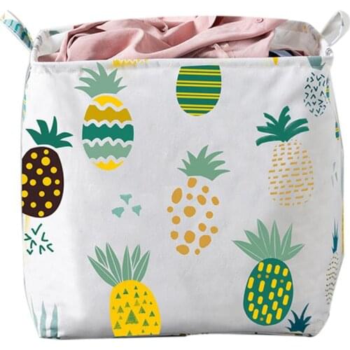 Laundry Basket Home Cloth Dirty Clothes Laundry Basket Foldable Laundry Hamper With Handles Square Storage Bucket For Home Toys