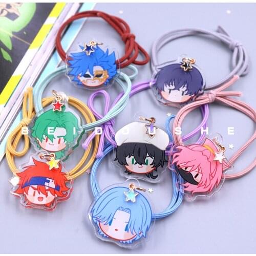 New Anime SK8 the Infinity SK EIGHT REKI LANGA MIYA Rope Headwear Game Hair Accessories Hair Ring Cosplay Acrylic Cute Head HOT