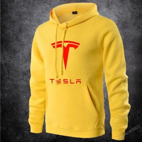 New arrived men pullover Tesla Sweatshirt Casual Hoodies For winter autumn Jumper Drop Ship