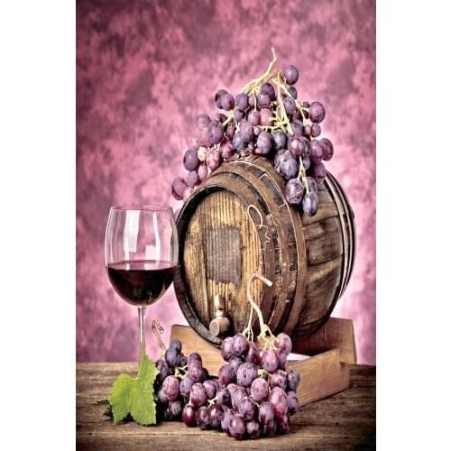 New Big LivingRoom Non Slippery Soft Rugs High Quality Digital Printed Comfortable Carpet With Grape Barrel Three Dimensional