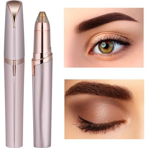 New Electric Eyebrow depilator mini eyebrow scraper instant and painless razor portable hair remover eyebrow depilator