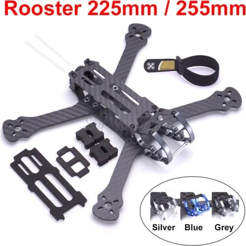 Rooster 5 inch 230 225mm / 6 inch 255mm FPV Racing Drone Quadcopter Frame FPV Freestyle Frame For Chameleon QAV-R