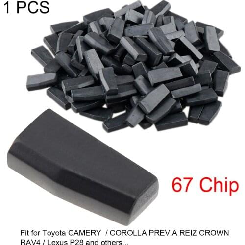 Blank 4D67 ID67 Carbon Chip Car Key Transponder Chip Fit for Toyota and Fits for COROLLA PREVIA CROWN RAV4