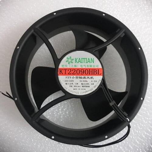 KAITIAN KT22090HBL Server Cooling Fan AC 220V 0.35A 254x254x89mm 2-Wire