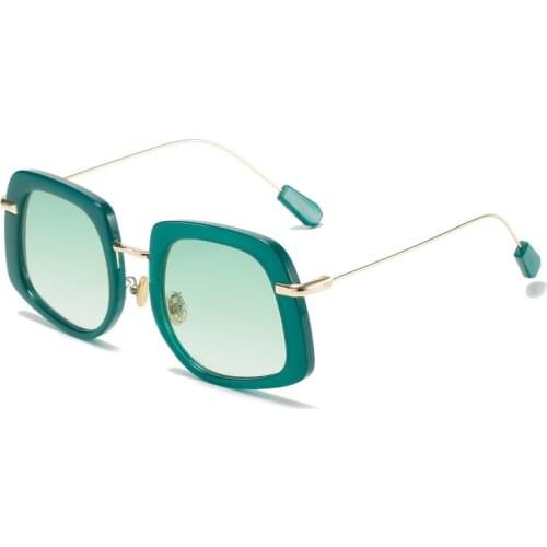 2021 New Personalized Oval Green Sunglasses Women Yellow Red Sun Glasses Men Pink Shades Girl Luxury Brand Designer Fashion Cool