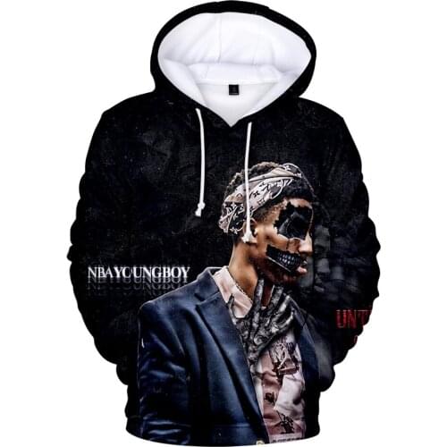 Salute to Hip hop Rapper Youngboy Never Broke Again 3D print Hooded sweatshirt Men/Women Casual Hip hop Hoodies Clothes