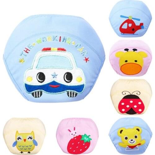 Baby Nappies Panties Training Underwear Baby Girls Boys Reusable Nappies Cloth Diaper Kids Toilet Training Pants