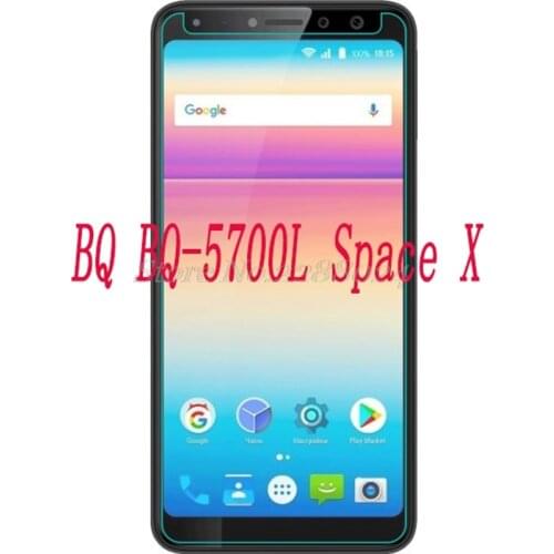 2PCS Tempered Glass 9H Explosion-proof Protective Film Screen Protector mobile phone for BQ BQ BQ-5700L Space X 5700l