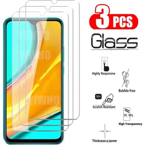 3pcs Screen Protector Tempered Glass for Xiaomi Redmi 9c Screen Protectors Explosion-proof for Xiaomi Redmi 9 9A 9C A C Film