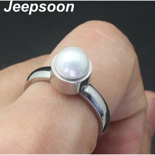 HOT Selling Accessories Wholesale Newest Fashion Jewelry stainless steel Pearl Dragonfly rings RBJJATAI