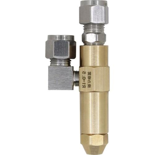 0.6/0.8/1.0/1.2/1.5/2.0/2.5/3.0mm brass Waste oil burner nozzle,air atomizing nozzle,fuel oil nozzle,full cone oil spray nozzle