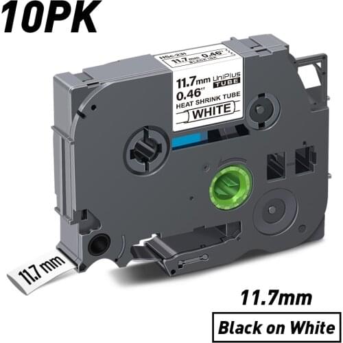 UniPlus 6/9/12/18/24mm HSE Heat Shrink Tube Compatible Brother hse231 hse241 hse221 hse251 631 for P Touch Label Printer PT-h110