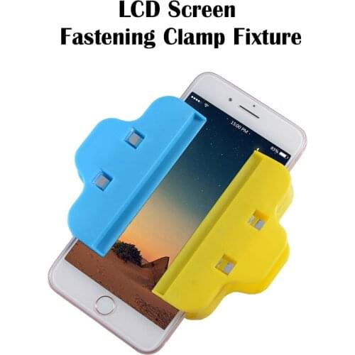 2pcs Mobile Phone Repair Tools Kits Plastic LCD Screen Fastening Clamp For Iphone Samsung iPad Screen Tablet Adjustable Holders