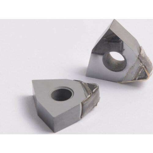 2* WNMG080408 PCD CNC Carbide Inserts For Steel Polycrystalline Turning Inserts WNMG