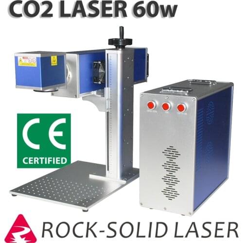 60W CO2 Laser Engraving Machine RF Metal Tube Laser Marking for Wood Leather Acrylic Paper Plastic Fabric Glass Ceramic Rubber