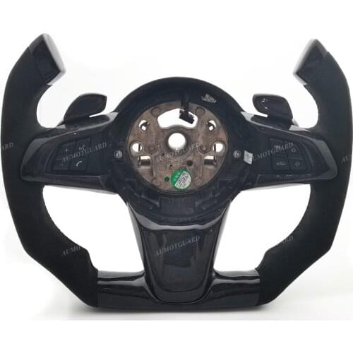 Steering Wheel Accessories Forged Carbon Fiber Leather For BMW Z4