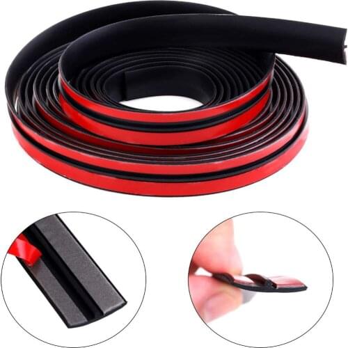 Car Rubber Seal Strips Auto Protector Sticker Windshield Sealing T Shape Waterproof Seal Vehicle Door Sealing Strip Car Decor