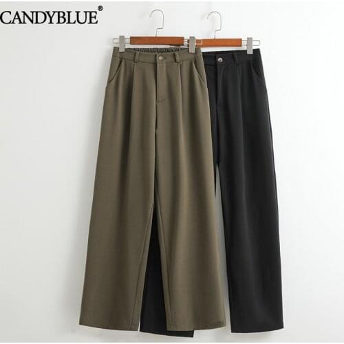 Candyblue Women's Straight Trousers