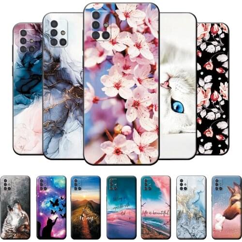 Case For Samsung Galaxy M51 Case M 51 Back Cover For Samsung M51 M515F Fashion Case Galaxy M51 Phone Cases Silicone Bumper 6.7"