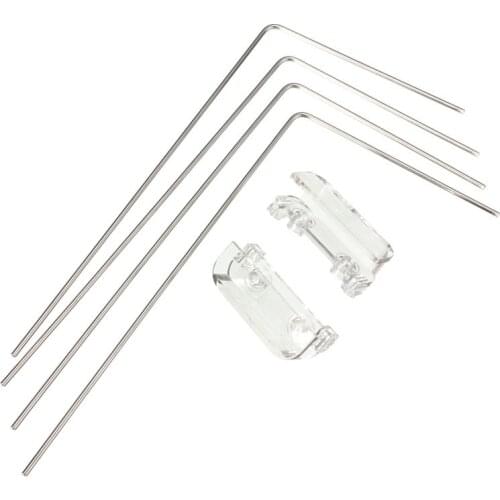 4Pcs Stainless Steel Fish Tank Holder Aquarium Plant Cultivation 22CM x 11CM Best Used For The Holder Of Fish Tank