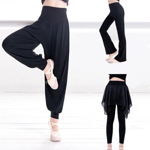 Child Yoga Bottoms High Waist Running Pants Latin Dance Sports Equipment Girls Sportswear Exercise Fitness Tight Flared Pants