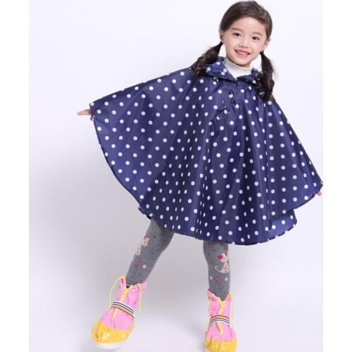 Raincoat Toddler Rain Coat Girls Kid Boys Rain Jacket 190T Nylon Fabric Rainwear Hiking Rain Poncho