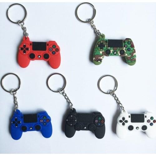 Game Machine Keychain & Keyring Cute Gamepad Boyfriend Joystick Key Chain Game Console Keychains Bag Car Hanging Key Ring PS4