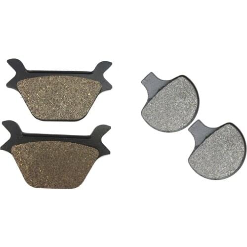 Brake Pill Pads Set fit HARLEY Street FXSTS 1340 Softail Springer 1996 Front Rear