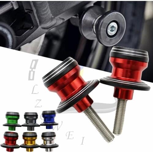 Motorcycle 10MM Swingarm Spools Slider Swing For KAWASAKI NINJA 250 300 ZX6R Z800 Z900 ER6N Z750 Z750R Z250 Z1000 1000 Versys