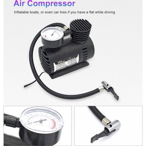 Mini Air Compressor Electric Pump ABS Automotive Durable Vehicle Air Pump Display Wireless Portable Tire Inflato