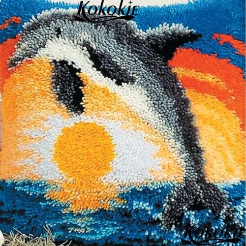 Crocheting Rug Yarn Patchwork Pillowcase latch hook cross stitch sets sale Embroidery yarn handicraft embroider needlework kits