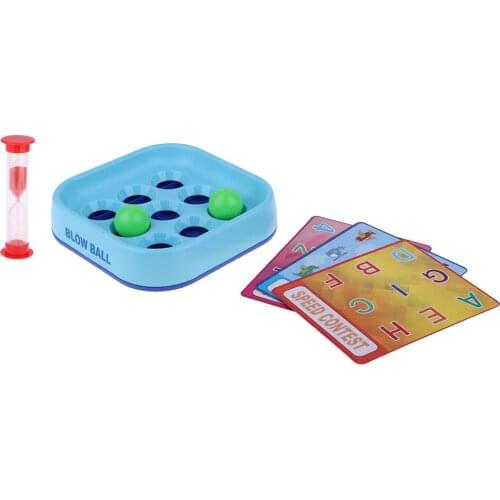 Blow Ball Education Board Game Parents with Children Family Funny Games