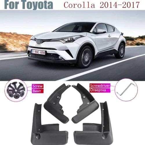 Front Rear Mudflap Fender Guard Splash Flap Car Accessories Mudguard Mud Flaps For Toyota Corolla Altis E170 2017 2016 2015 2014