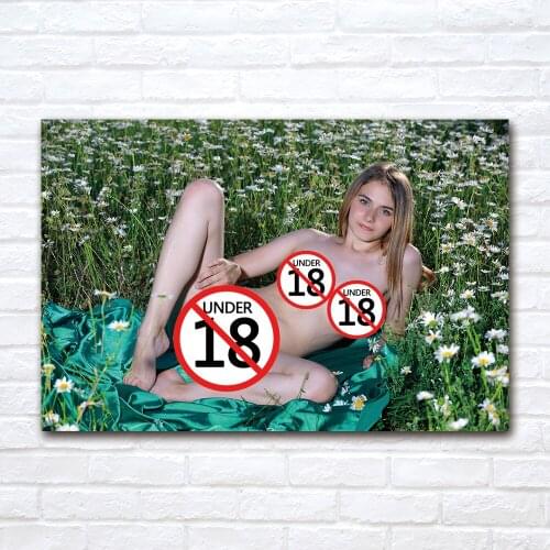 Sexy Blonde Beauty Wallpaper Wall Art Canvas Painting Adult Model Posters And Prints Picture For Living Room Bedroom Decor