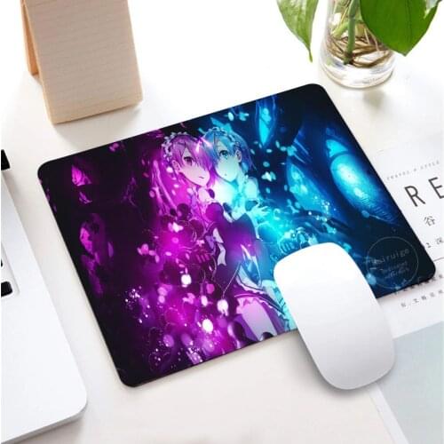 Re: Zero Rem 25*29CM Creative Cute Girl Gaming Anime Mouse Pad Kawaii Custom DIY Small Size Mouse Mat Player MousePads for Desk