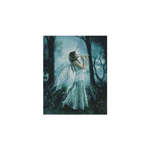 Needlework,People Forest Faerie 14CT Count Unprinted For Embroidery,DIY Cross stitch kits,Art Pattern Cross-Stitching Decor