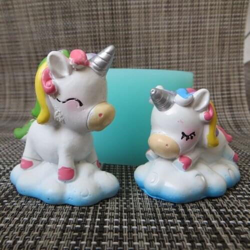 Mol Cute 3d Dreaming Unicorn Silicone Mold Fondant Mould Chocolate Mousse Cake Molds Candle Aroma Stone Resin Clay PRZY
