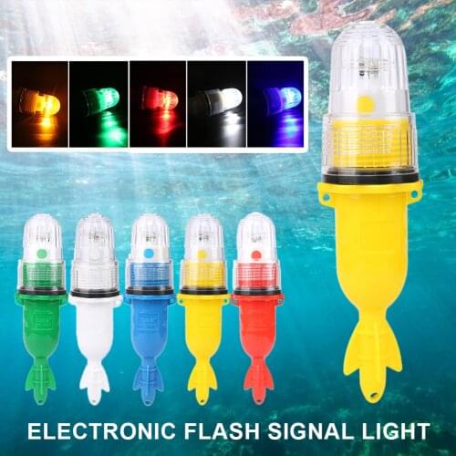 21cm LED Fishing Lure Light Flash Signal Light Deep Drop Underwater Fishing Squid Wordfish Lure Attractant Light Fishing Tools