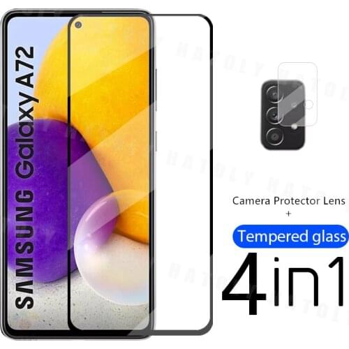 2.5D Screen Protector For Samsung Galaxy A72 Glass For Samsung Galaxy A72 Tempered Glass Protective Phone Film For Samsung A72
