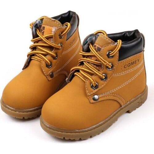 Winter Children Sneakers Martin Boots Kids Shoes Spring Autumn Girls Snow Boots Casual Shoes Boys Plush Fashion Boots