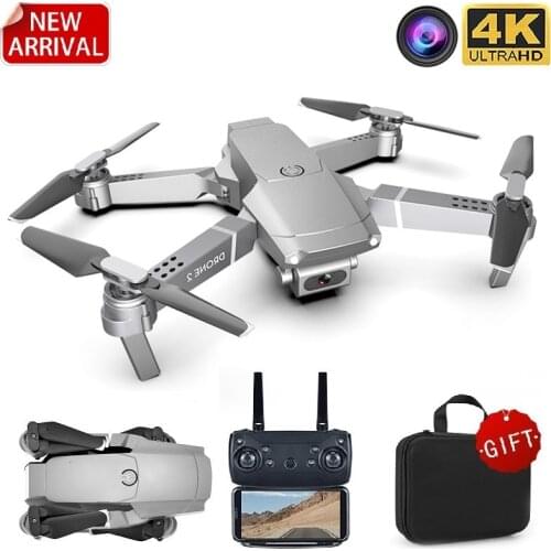 ZLRC New E68pro Mini Drone Wide Angle 4K 1080P WiFi FPV Camera Drone Height Hold Mode RC Foldable Quadcopter Dron Boy Toy Gift