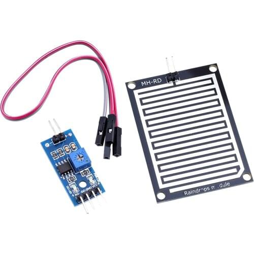 1set/lot Snow/Raindrops Detection Sensor Module Rain Weather Module Humidity For Arduino