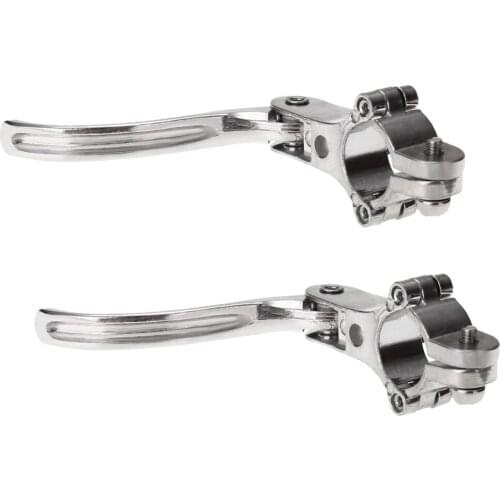 1 Pair Brake Lever Aluminum Alloy Dead Fly Handle Break Lever High-quality