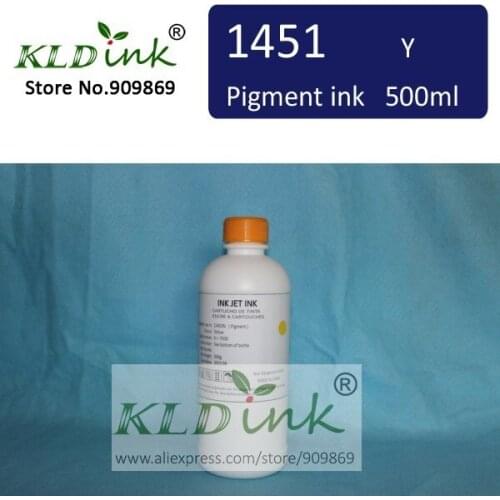 1PCS x 500ml Compatible BCI1451 BCI-1451 Yellow Pigment ink for W6200 W6400 Large Format Printer