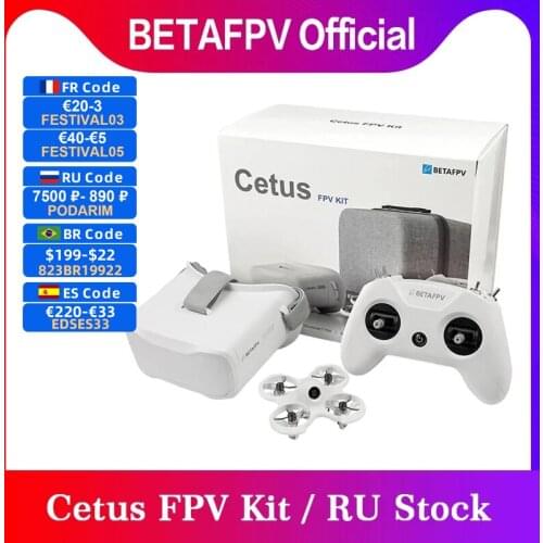 BETAFPV Cetus ProFPV Kit RTF Frsky D8 Lite Radio 2 SE Radio Transmitter VTX 25mW 5.8G 14DBI VR02 FPV Goggles Racing Drone Fly