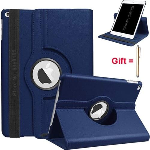 For iPad Air 2 Air 1 iPad 9.7 2018 2017 Case Cover 360 Degrees Rotating PU Leather Funda for iPad 5 6 5th 6th Generation Case