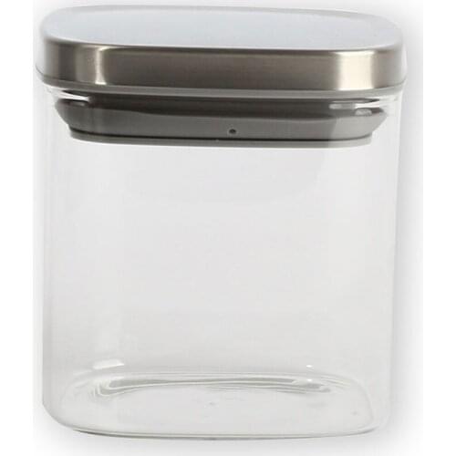 EWs Metal Cap Vacuum Glass Jar