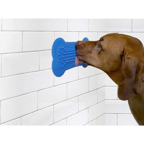 Top selling Silicone Bone Stickers for small medium large pet Cat Dog Training Bathing Stickers Dog Bathroom Shower Stickers